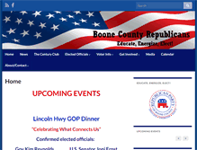 Tablet Screenshot of boonecountygop.org